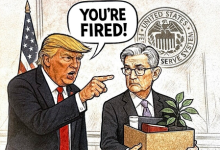 又打算干什么?特朗普发布“解雇鲍威尔”的漫画-程序员中文网